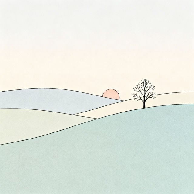 Simple Landscape Drawings - AI Generated gallery