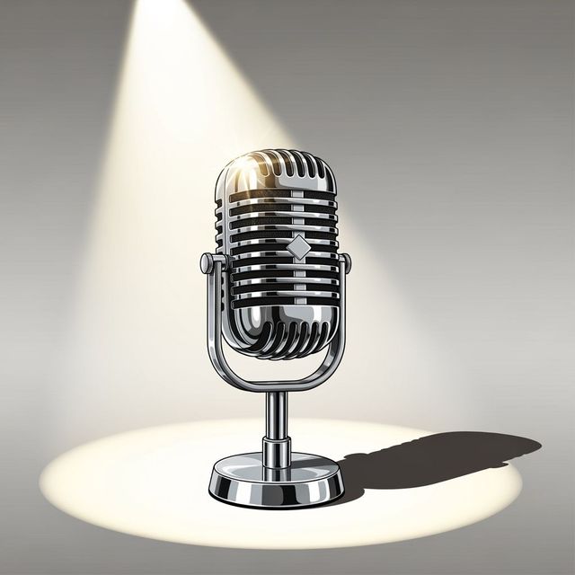 Create a Microphone Drawing With AI gallery