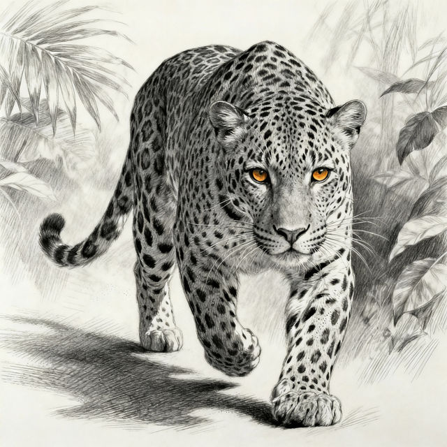 Jaguar Drawings - AI Generated Art gallery