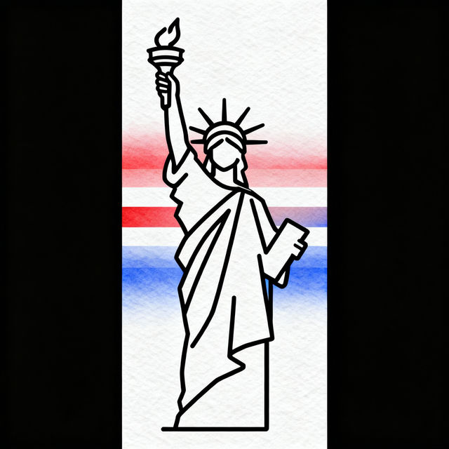 Easy Statue of Liberty Drawings gallery