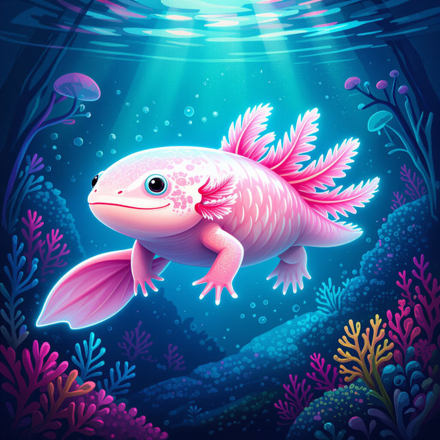 Axolotl Images - Stunning AI Creations gallery