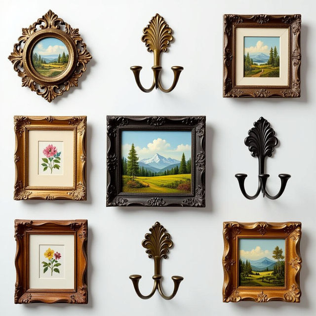 Picture Frame Hooks - Made With AI gallery