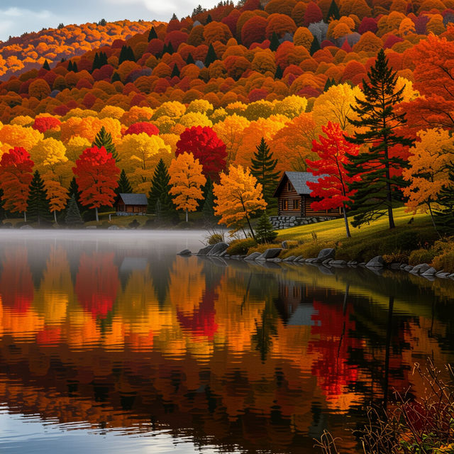 Fall Wallpaper Computer - AI Generated gallery
