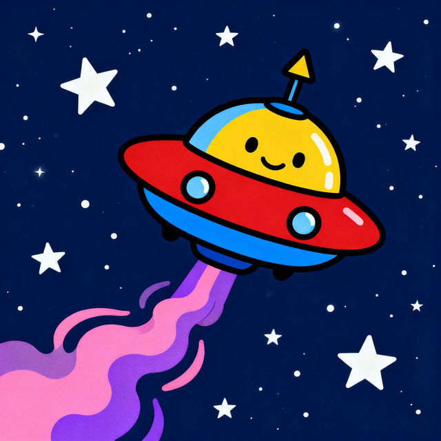 Easy Spaceship Drawings gallery