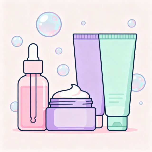 Bubble Skincare Drawings - AI Generated Art gallery