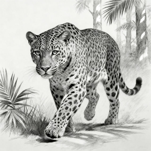 Jaguar Drawings - Made With AI gallery