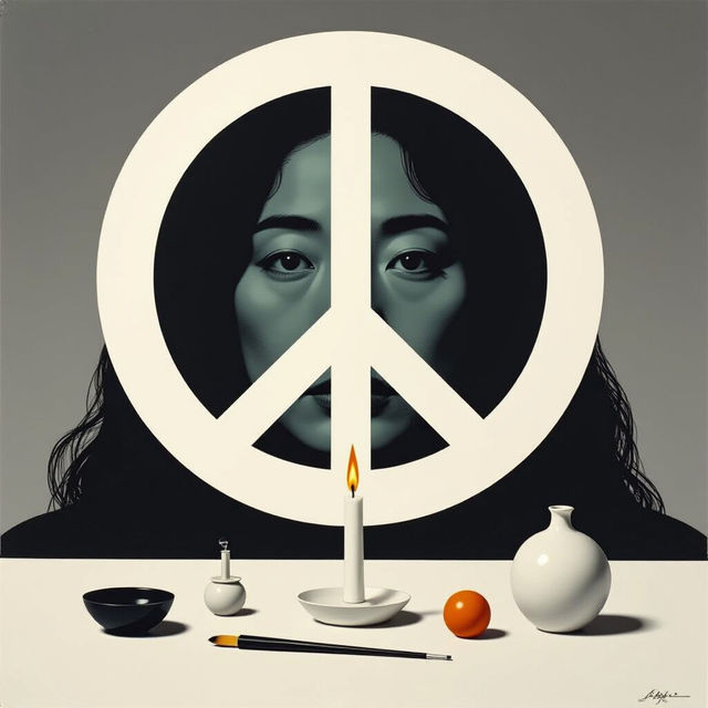 Yoko Ono Art - Inspired by AI gallery