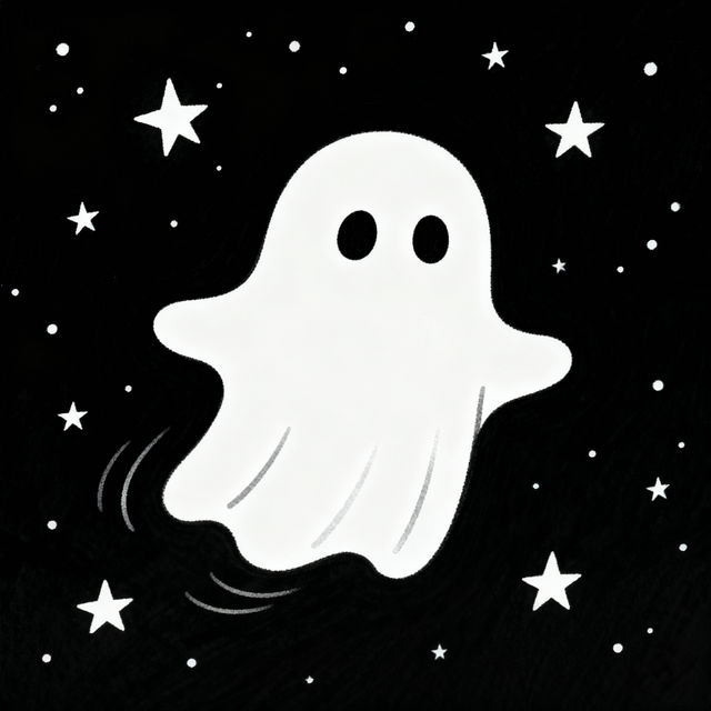 Ghost Drawing Simple gallery