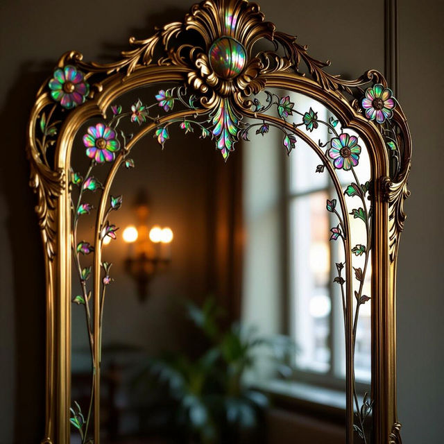 Art Nouveau Mirror Art gallery