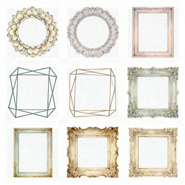 Clipart Picture Frames gallery