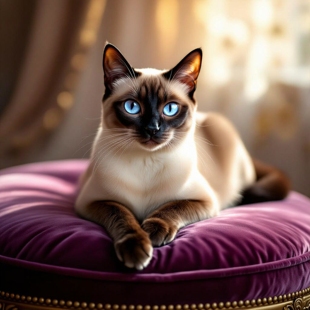 Pictures Of Siamese Cats - AI Generated Art & Photos