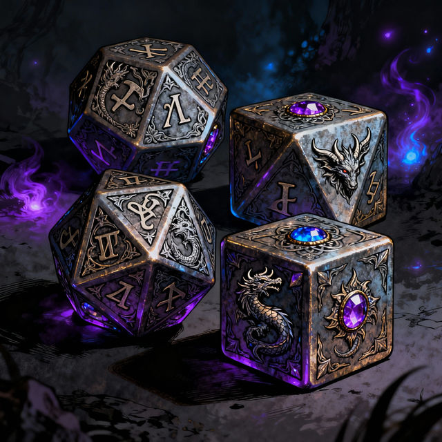 Dnd Dice Drawing gallery