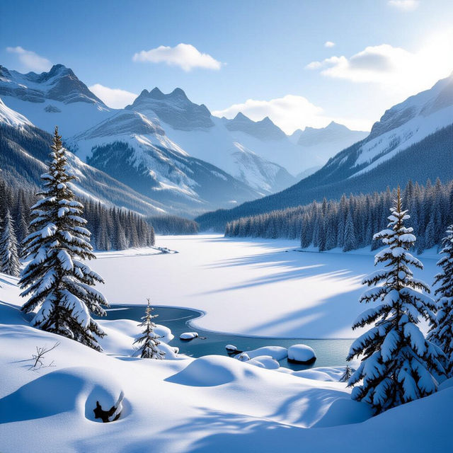 AI Snow Images gallery