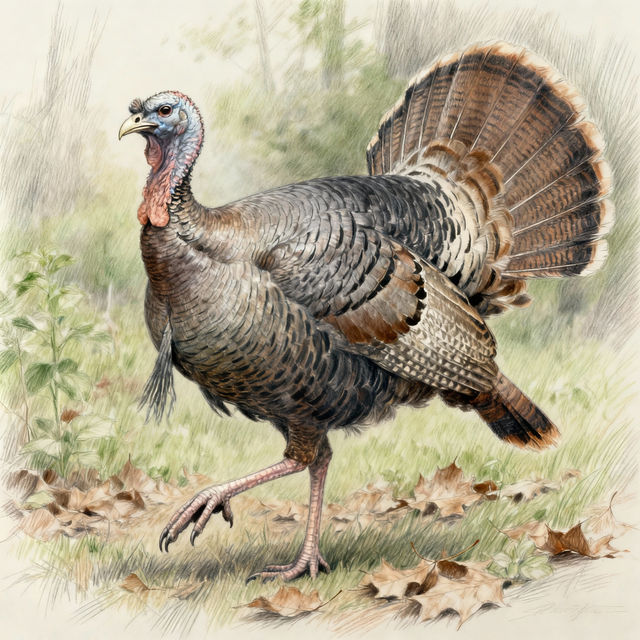 Turkey Bird Drawings gallery