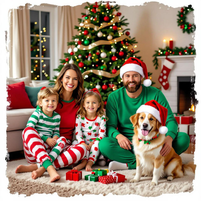 Funny Family Christmas Pictures - AI Generated gallery