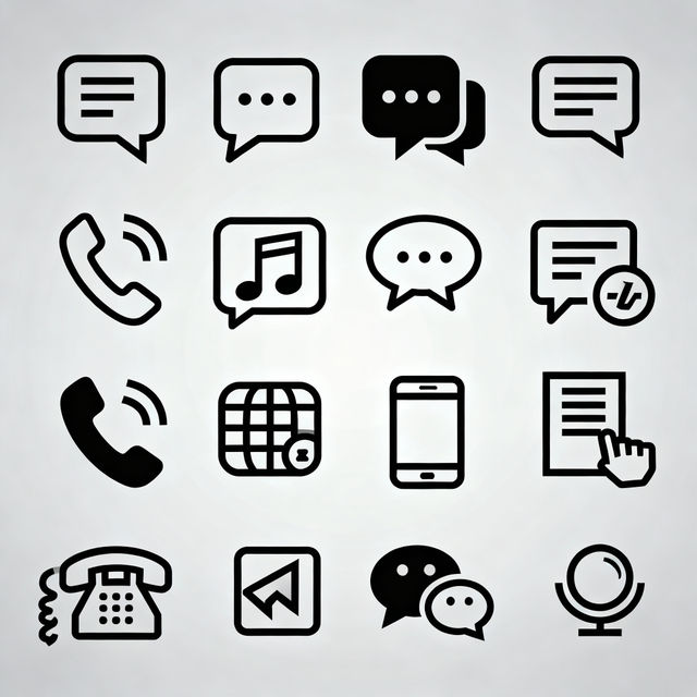 Communication Clip Art - Made With AI gallery