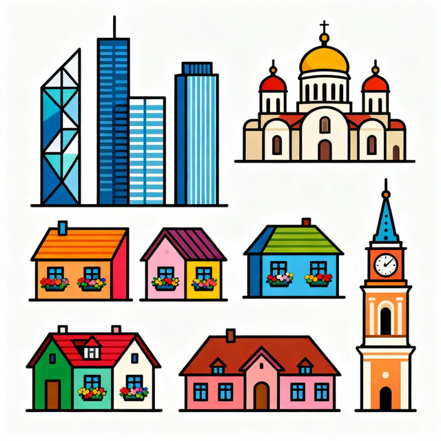 Building Clip Art gallery