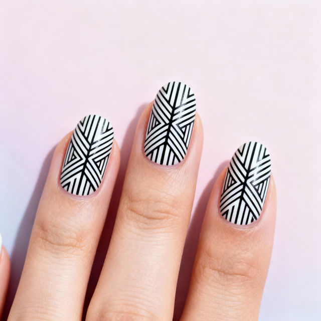 Line Nail Art gallery