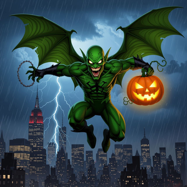 Green Goblin Art - Made With AI gallery