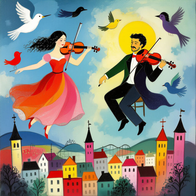 Marc Chagall Art Style gallery