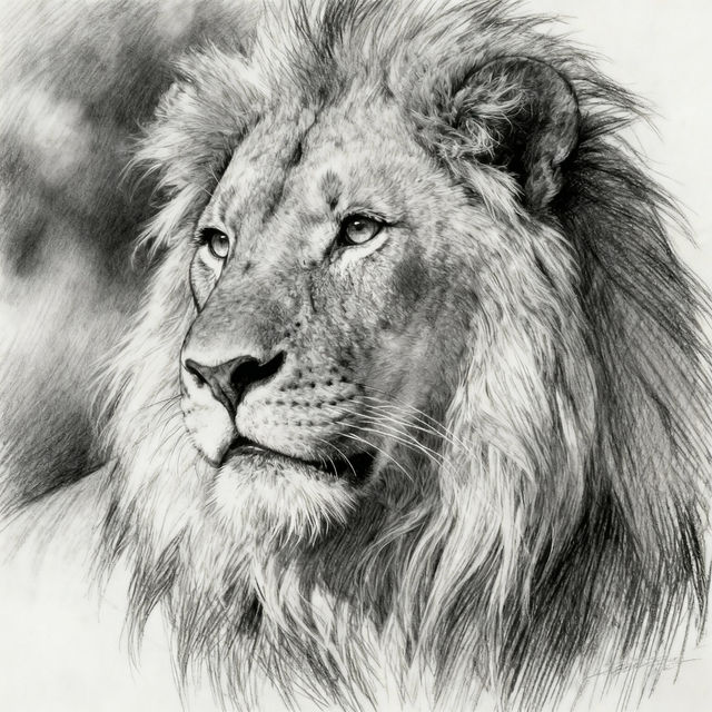 Animal Pencil Drawings - AI Generated gallery