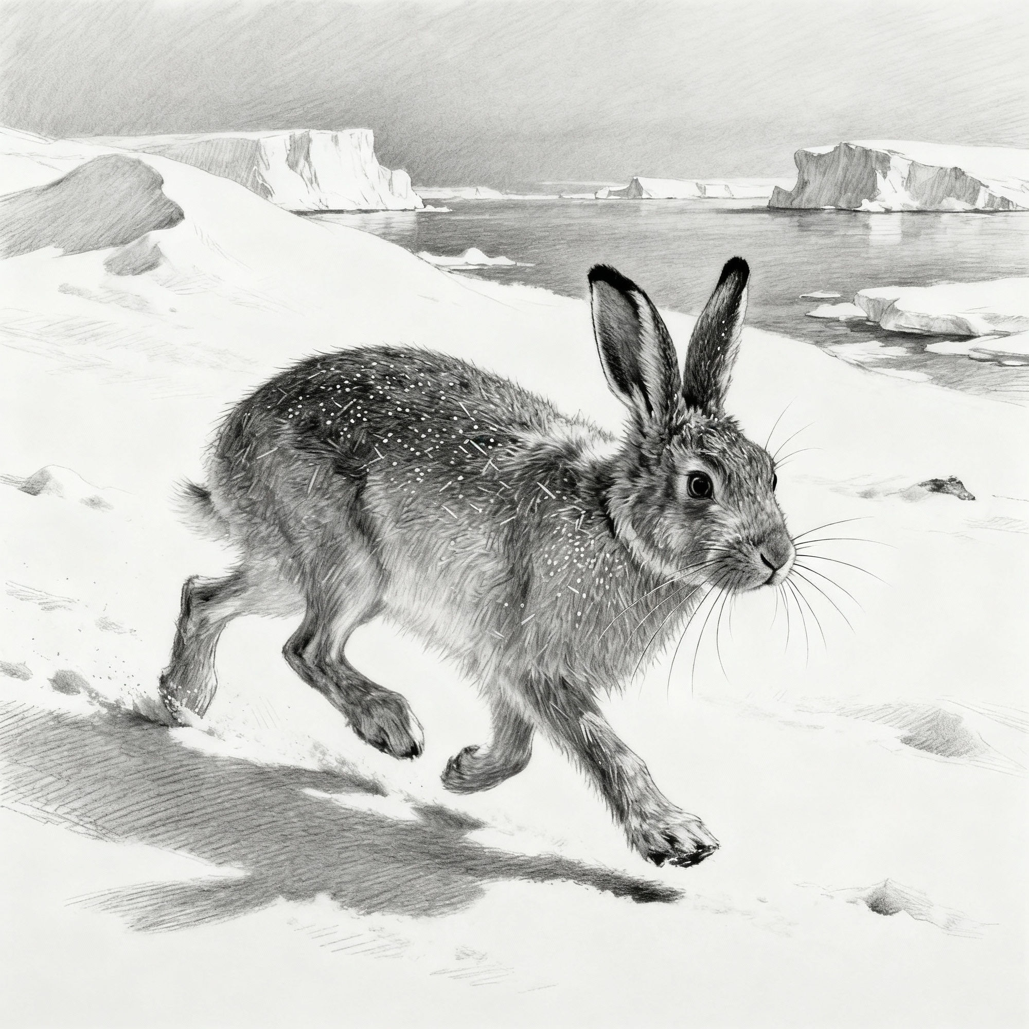 Arctic Hare Drawings - Create Stunning Art With AI