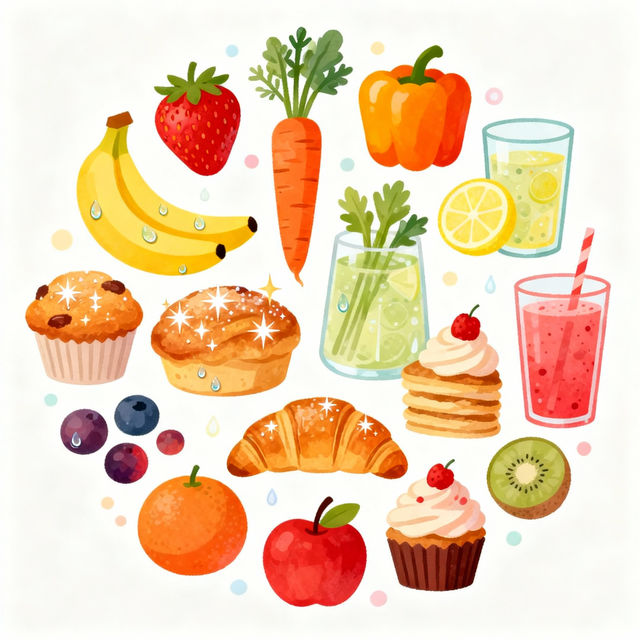 Food Drawing Ideas - Made With AI gallery