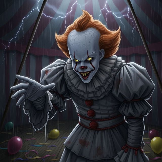 Explore Pennywise Drawings Created with AI gallery
