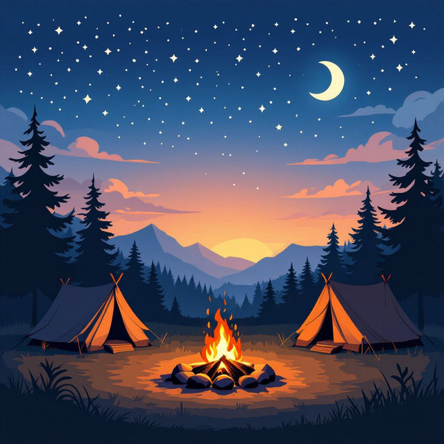 Camp Drawing Ideas gallery