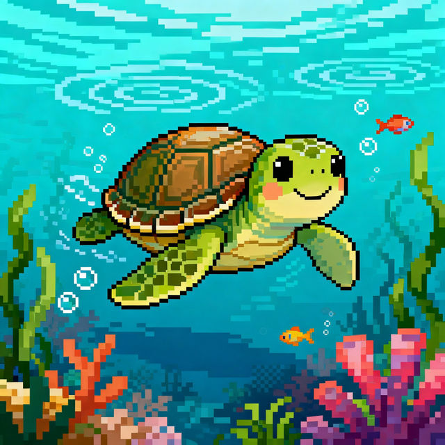 Turtle Pixel Art gallery