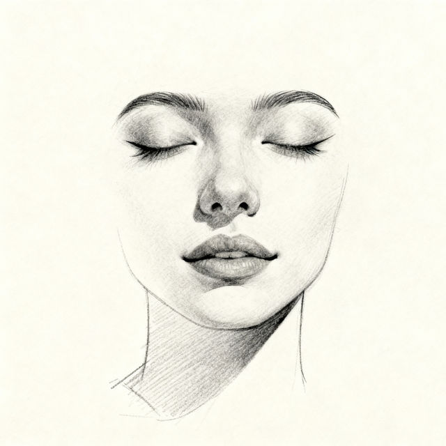 Easy Face Drawing - AI Generated gallery