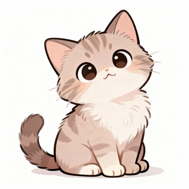 Kitty Drawing Easy gallery