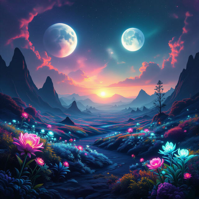 Landscape Art Prints - AI Generated gallery