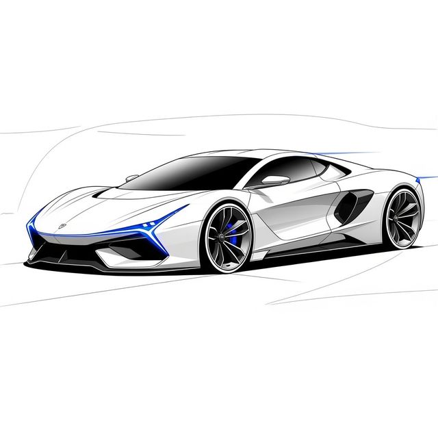 Browse AI Cars Drawing gallery