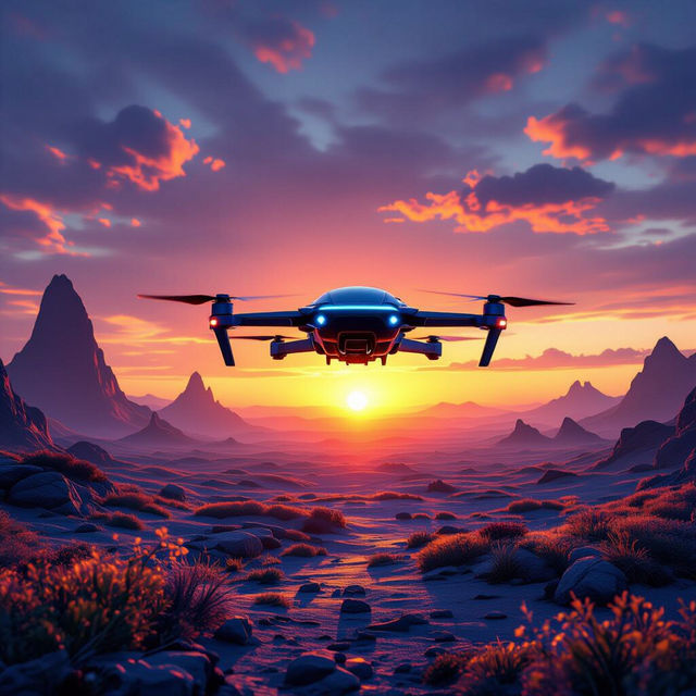 Picture Of A Drone - AI Generated gallery