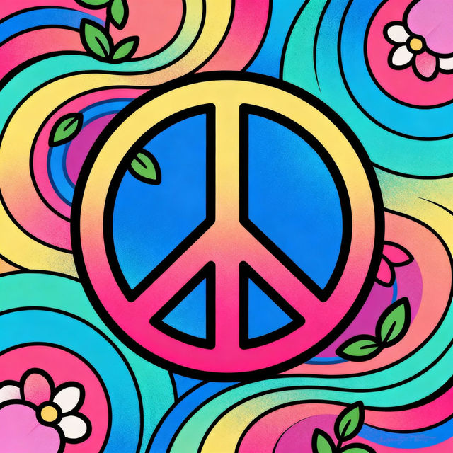 Peace Sign Drawings - AI Generated Art gallery