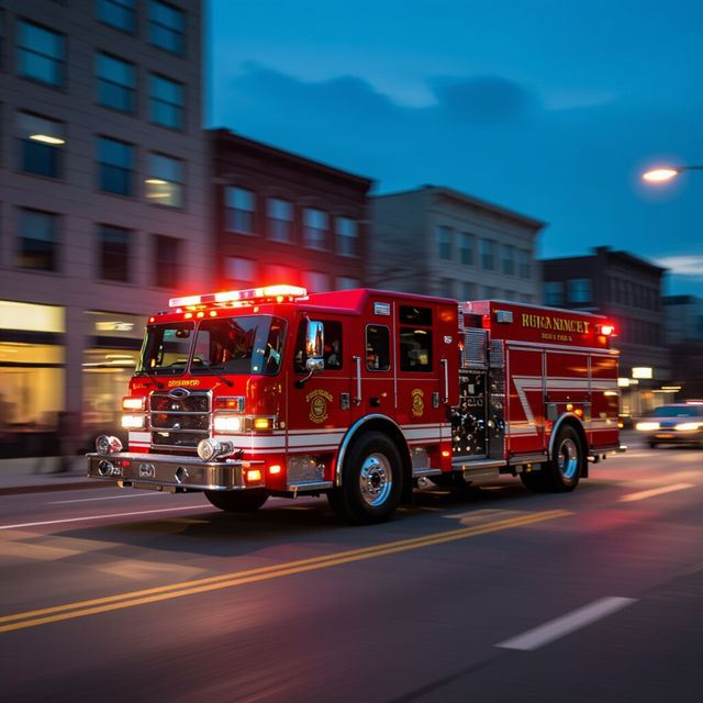 Fire Truck Pictures - Made With AI gallery