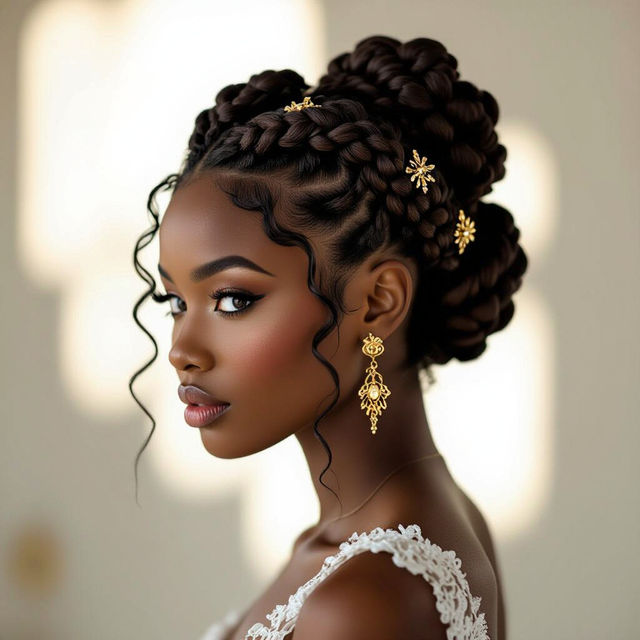 Black Hair Updo Styles Pictures gallery