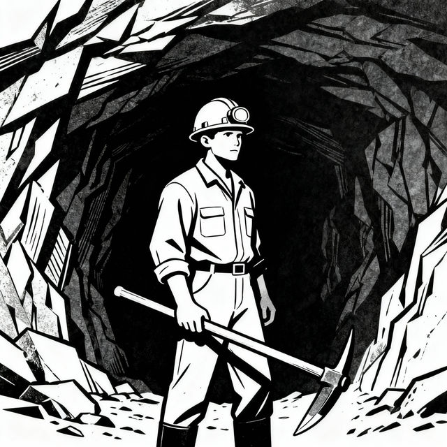 Miner Drawings - AI Generated Art gallery