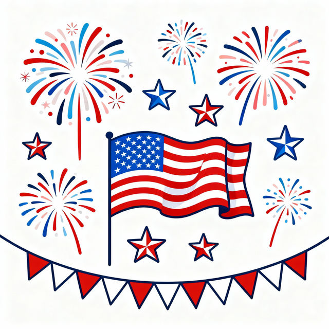 July 4th Clip Art gallery