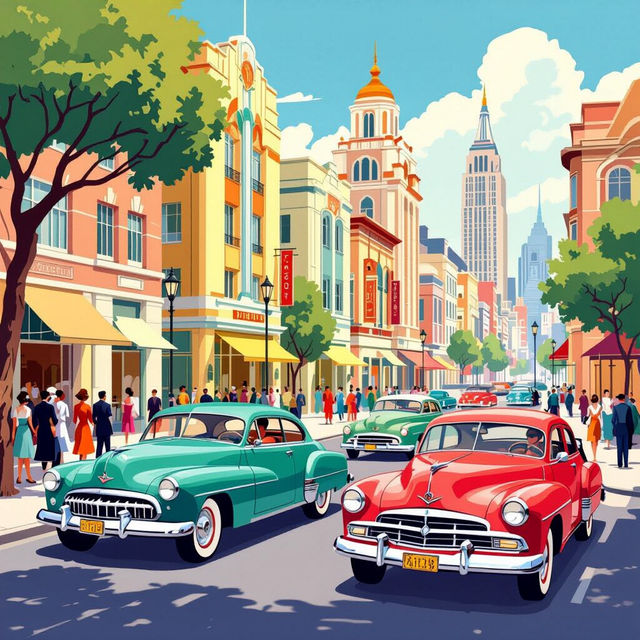 1940s Art - AI Generated gallery