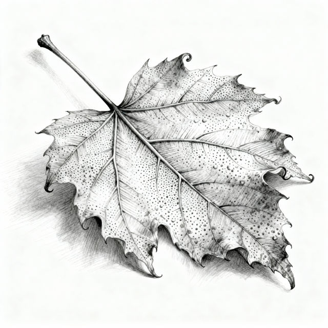 Drawing Leaf Art - AI Generated gallery