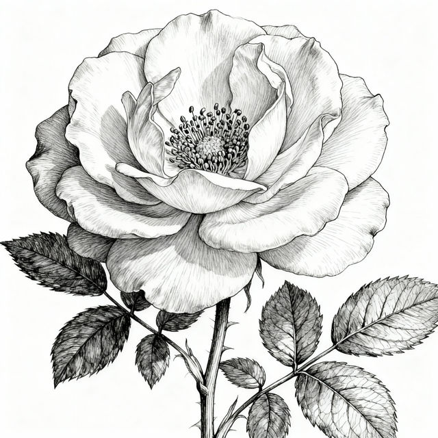 Flower Pen Drawing Art gallery