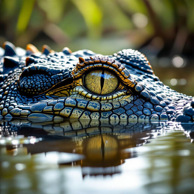 Picture Of A Crocodile - Made With AI gallery