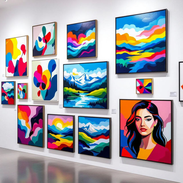 Canvas Art Frames - AI Generated gallery