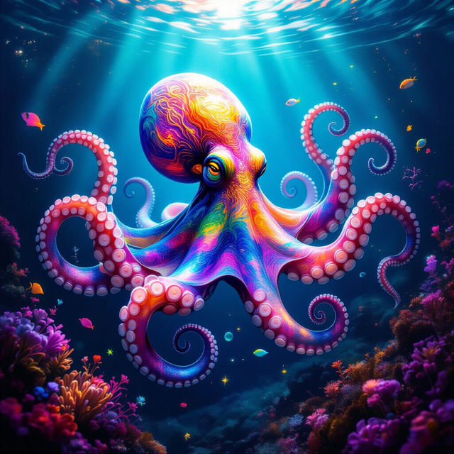 Explore Stunning Octopus Art Created With AI gallery