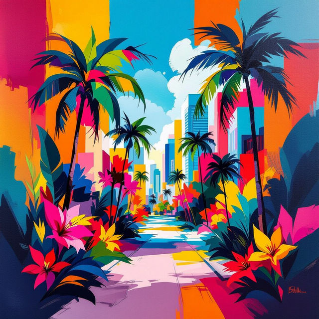 Abstract Art In Miami gallery