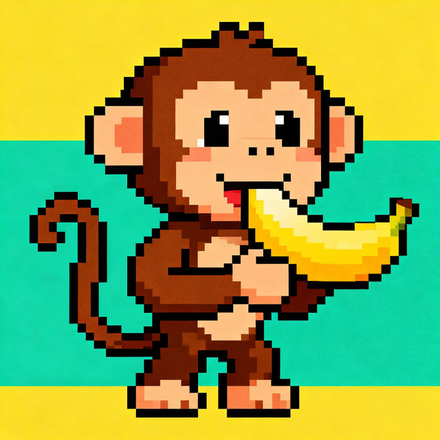 Monkey Pixel Art gallery