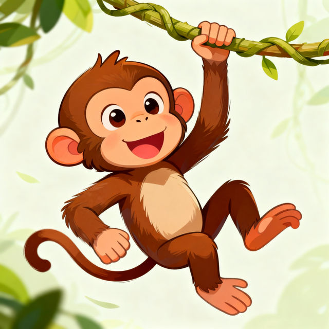 Monkey Cartoon Drawings - Made With AI gallery
