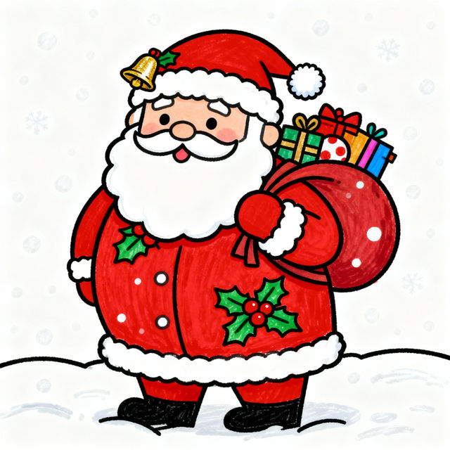 Santa Directed Drawing gallery